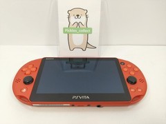 PS Vita Metallic Red Console only PCH-2000 ZA26 Wi-Fi PSV Tested 0528E