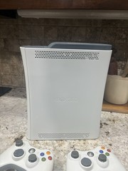 Microsoft Xbox 360 Console – White Tested For Parts Or Repair Sticky Disc Drive