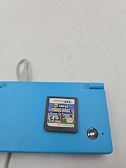 nintendo dsi console Blue Adapter & Pen With Super Mario Game Working
