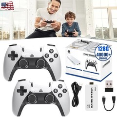4K HD Retro Game Console w/ 40000+ Games, 23 Emulators & 2 Wireless Controllers