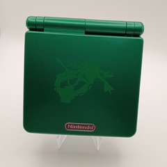 Nintendo Game Boy Advance SP Green RAYQUAZA Reshell AGS-101