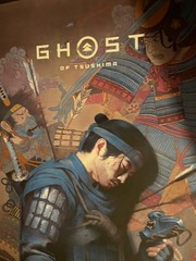 Ghost of Tsushima Poster Zero Mondo Sucker Punch Sony Playstation videogame art