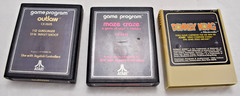 Atari 2600 4 Switch RCA A/V Mod Console 3 Games 2 Joysticks Bundle