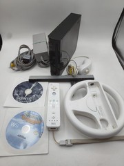 Nintendo Wii RVL-001 Console Bundle 2 Games Backwards Compatible GameCube