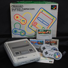 Nintendo Super Famicom Console system Boxed W/ 3 Donkey Kong Games Tested NTSC-J