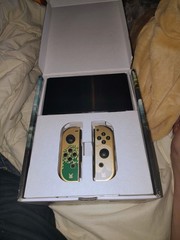 Nintendo Switch OLED Model Special Edition White/Gold Console w/ Joy-Con Dock