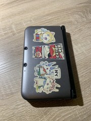 0858 Nintendo 3DS LL Silver Black Normal TESTED