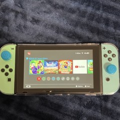 Nintendo Switch Console Green Blue Joy-Con Wi-Fi Internet Browsing HDMI USB-C