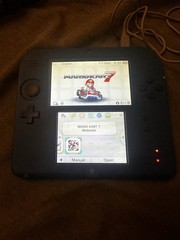 Nintendo 2DS Blue Handheld Console with Mario Kart 7, Wi-Fi, Headphone Jack