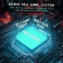 R36MAX Handheld Game Console, 40000+ Games Retro Gaming Console, 256GB TF Card