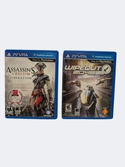 Sony PS Vita PCH-1001 OLED Console Bundle 8GB Memory Card Case Charger 2 Games