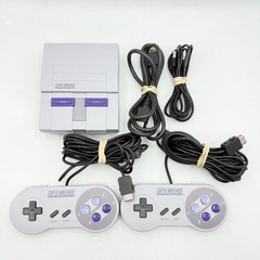 Super Nintendo SNES Mini Classic Console CLV-201 W/ 2 Controllers Cords TESTED