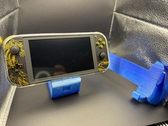 Nintendo Switch Lite 256GB Custom Gold Wave Hall Effect No Drift Bundle