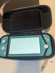 Blue Nintendo Switch Lite + Travel Case and Protection | Light use, no charger.