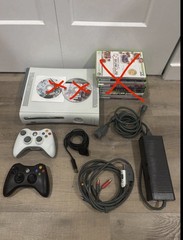 Xbox 360 20GB White Console NTSC-U/C NXE Dashboard W Controller – NO GAMES