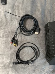 Microsoft Xbox Original Console 2003 Black/Green w/ AV Cable, Power Cord RCA