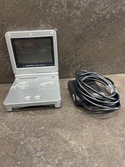 Nintendo Game Boy Advance SP Silver Handheld System (AGS-001)