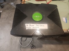 Microsoft Xbox Leaking clock capacitor + corrosion damage?? No repair attempted