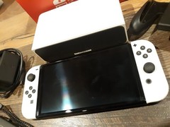 Nintendo Switch OLED White Console With Original Box CLEAN Adult Owned Great