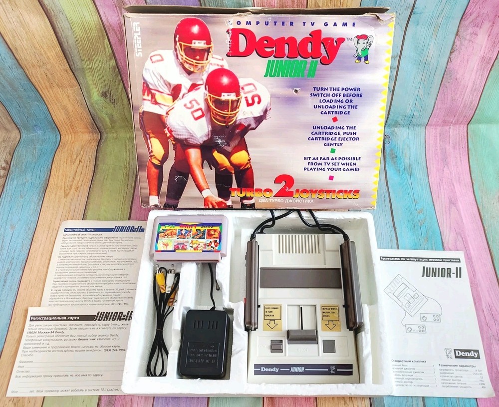 dendy junior steepler 8bit console