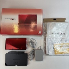 Nintendo 3DS Handheld System (CIB) – Flame Red US Model Complete Box CIB