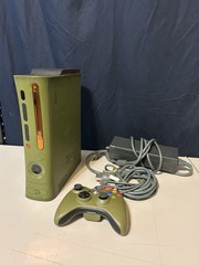 XBox 360 Halo 3 Erudition Olive Green With 2 Limited Edition Controllers
