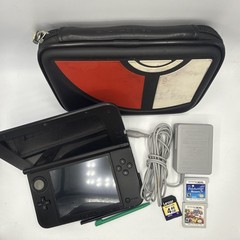 Nintendo 3DS XL Blue Console Bundle: Case, Charger, 4GB SD Card, Stylus, 2 Games