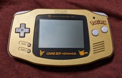 Nintendo GameBoy Advance Pokemon Center New York Gold Edition New Shell
