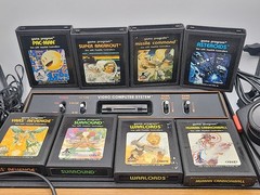 Atari 2600 System Bundle with Console ,8 Games, Joysticks, Paddles, & Dust Cover