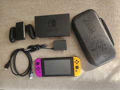 Nintendo Switch with Dock, Joy-Con, HDMI, Zelda Case, and 128 GB Micro SD