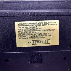 Atari 2600 Model: CX-2600A System Console W/ Cords & Controllers – Tested: READ