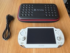 SONY PS Vita PCH-1100 Crystal white W/ Charger