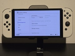Nintendo Switch White OLED Handheld Console (HEG-001) Complete 3rd Party Con