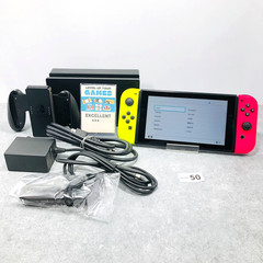 [EX+3] Nintendo Switch V1 Hac-001 2019 Console Region Free yellow pink 06-50