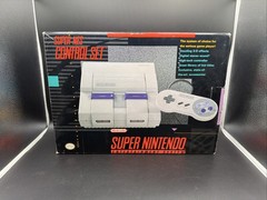 SNES Super Nintendo Control Set Console Complete CIB Tested/Working! Fast Ship