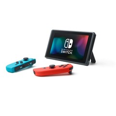 Nintendo Switch Neon Blue and Red Console & Charger Excellent Condition