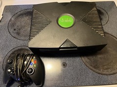Microsoft Xbox Black Console Component RCA Ethernet with Wired Controller