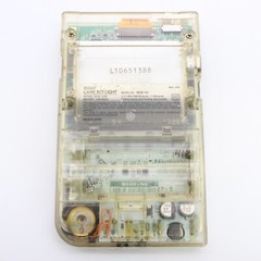 Gameboy Light Console Famitsu MODEL-F02 Clear Skeleton Limited Japan Tested 19