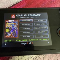 Atari Flashback Portable Handheld Game w/ 70 Preloaded Games Working –