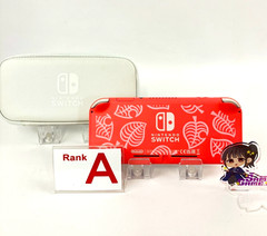 Nintendo Switch Lite Animal Crossing A Rank Coral Pink Console & Soft Case