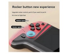 Q21 All Blue Handheld Game Console, 500 Retro preloaded games, 3.5″ HD Screen