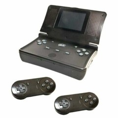 NEW CHARCOAL YOBO FC16 GO Portable SNES Console W/ 2 Wireless Controllers 9G