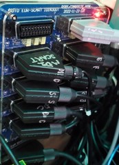Scart Switch 10 Input 3 Output Automatic Rgb Selector For Retro Game Console JP