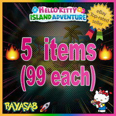 Hello Kitty Island Adventure Ultimate item Bundle ❤️ 99x Each! | Switch | Steam