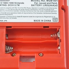 Gameboy Pocket RED Console MGB-001 Boxed Nintendo made in CHINA 6120 gb