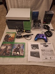 Microsoft Xbox One X 1TB Robot White Special Edition Bundle – 2 Controllers