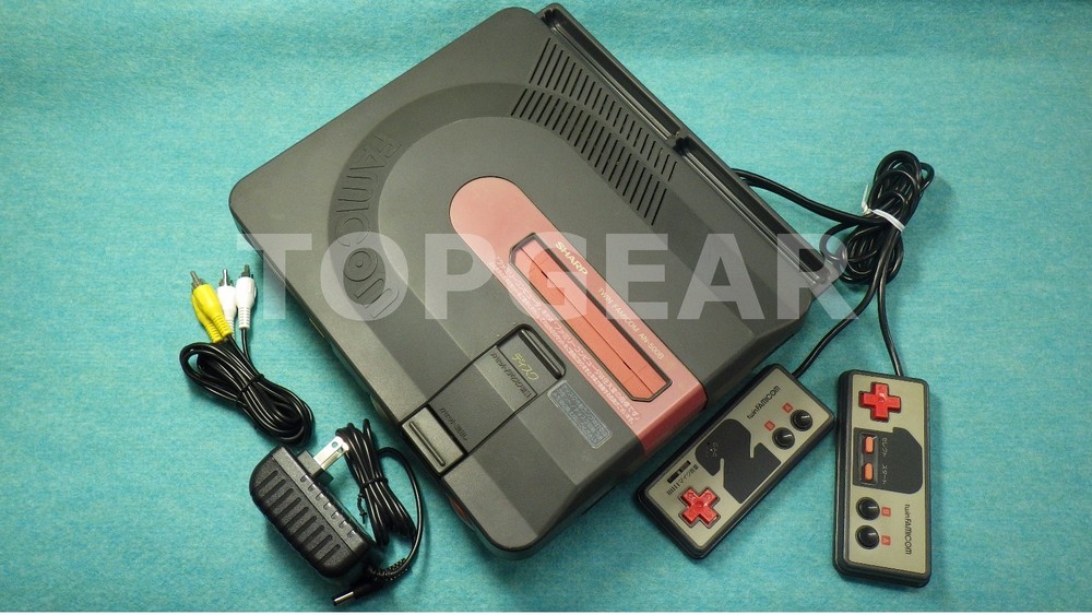 SHARP TWIN FAMICOM Console system AN-500-B Working / TESTED