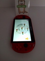 PS Vita Metallic Red Console only PCH-2000 ZA26 Wi-Fi PSV Tested 0528E