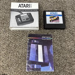 Atari 5200 Console Bundle Lot Tested With All Cables And Game in Box Console