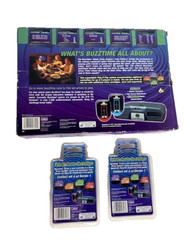 New Buzztime Home Trivia Cadaco Console 2 Wireless Controllers 2 Xtra Game Cart